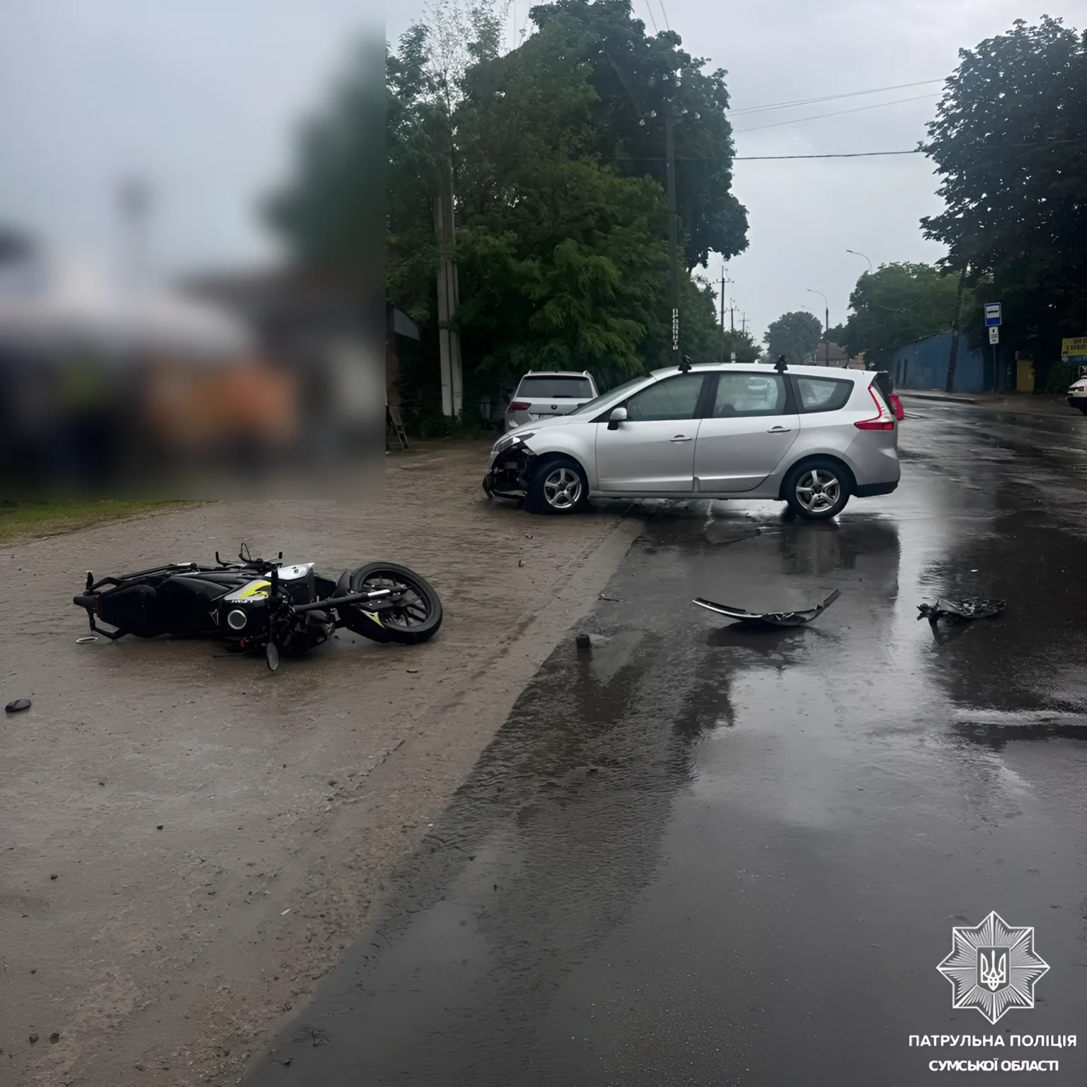 Підліток потрапив до лікарні після зіткнення з авто у Сумах