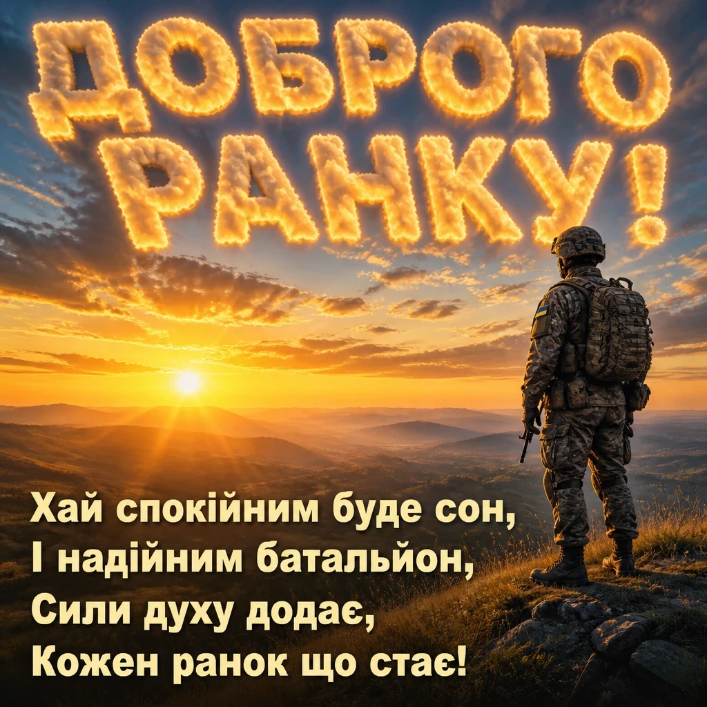 привітання з днем народження військового своїми словами