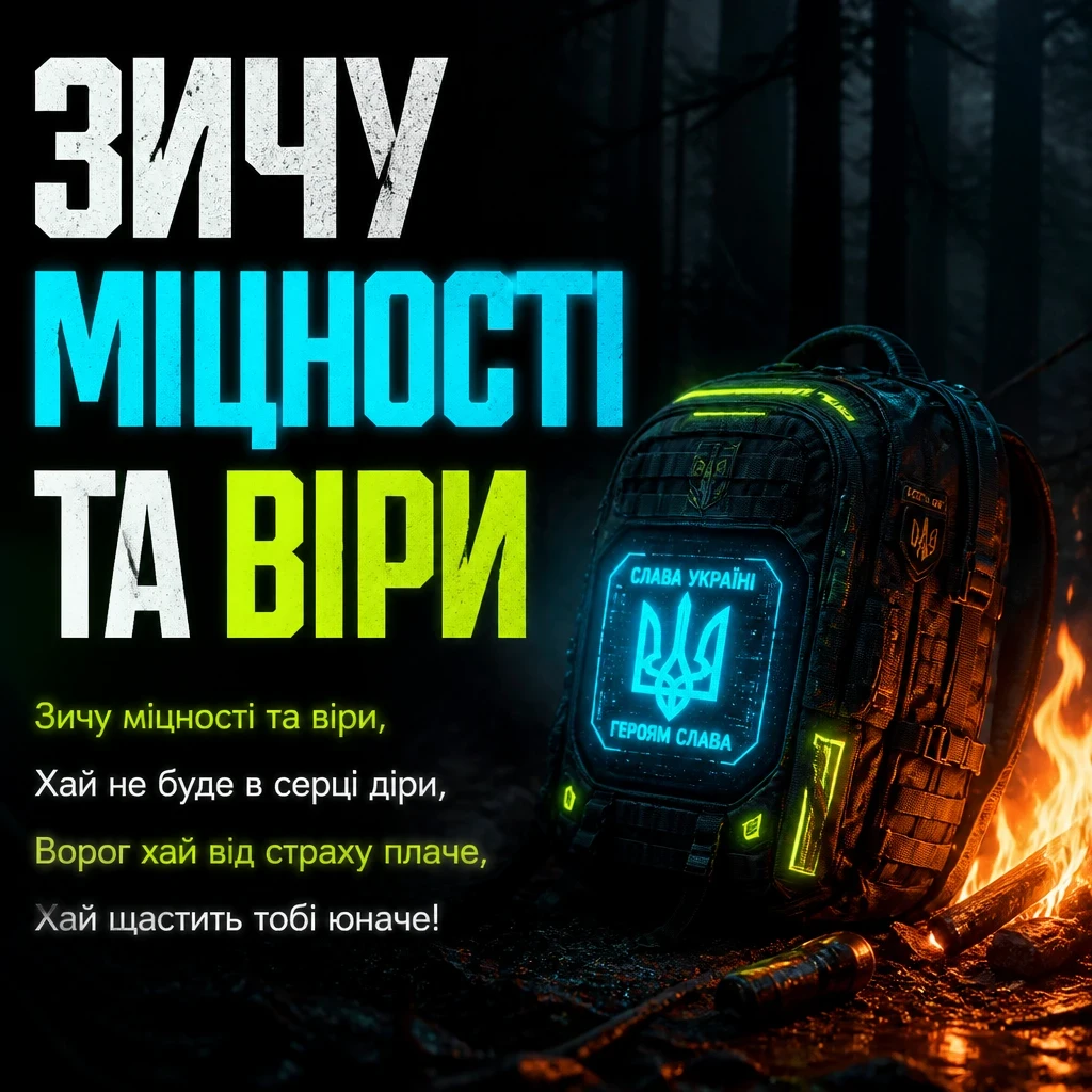 привітання з днем народження військового своїми словами