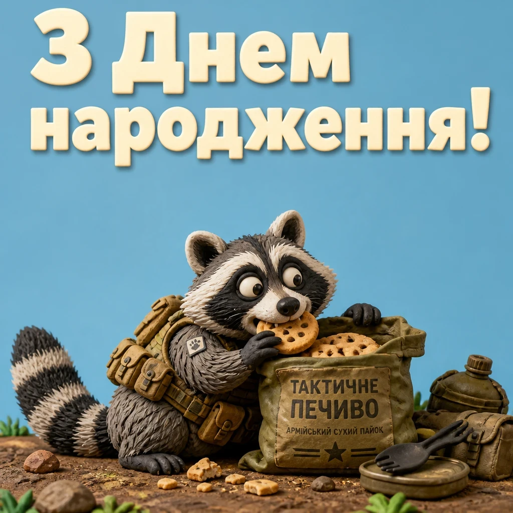 привітання з днем народження військового своїми словами