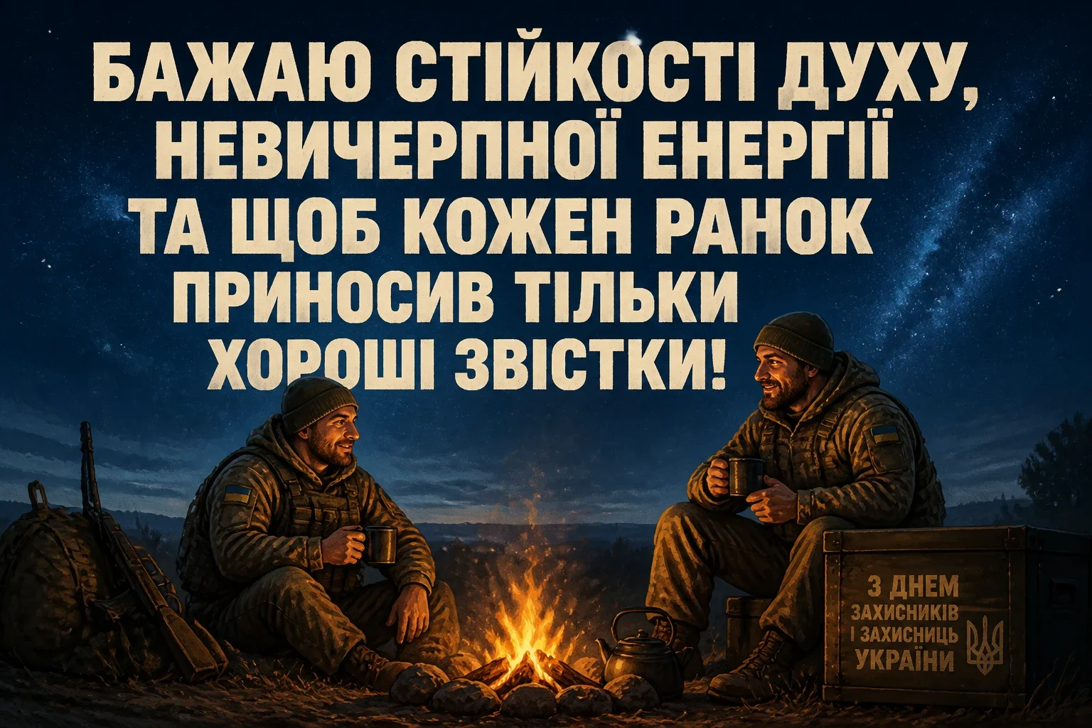 привітання з днем народження військового своїми словами