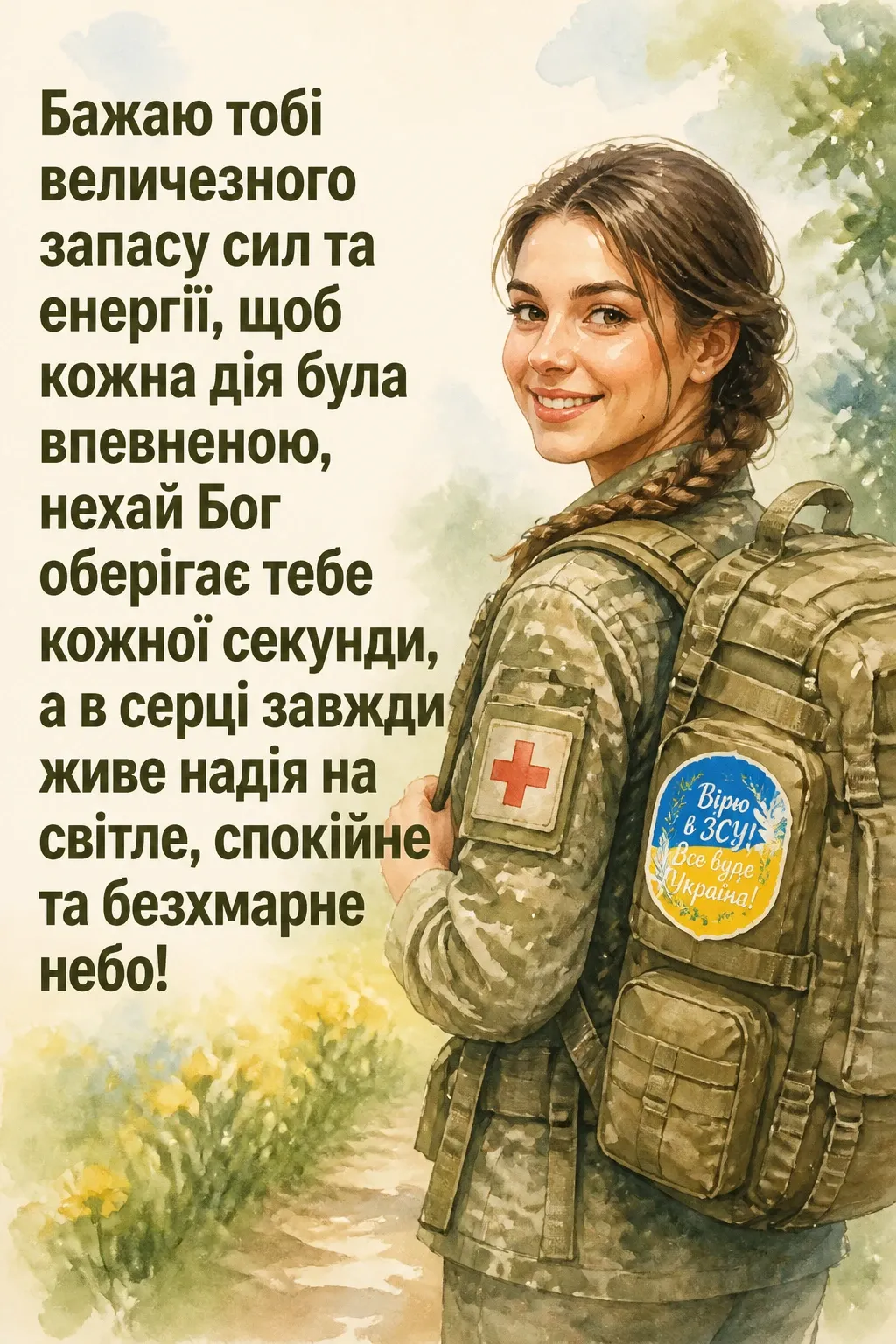 привітання з днем народження військового своїми словами