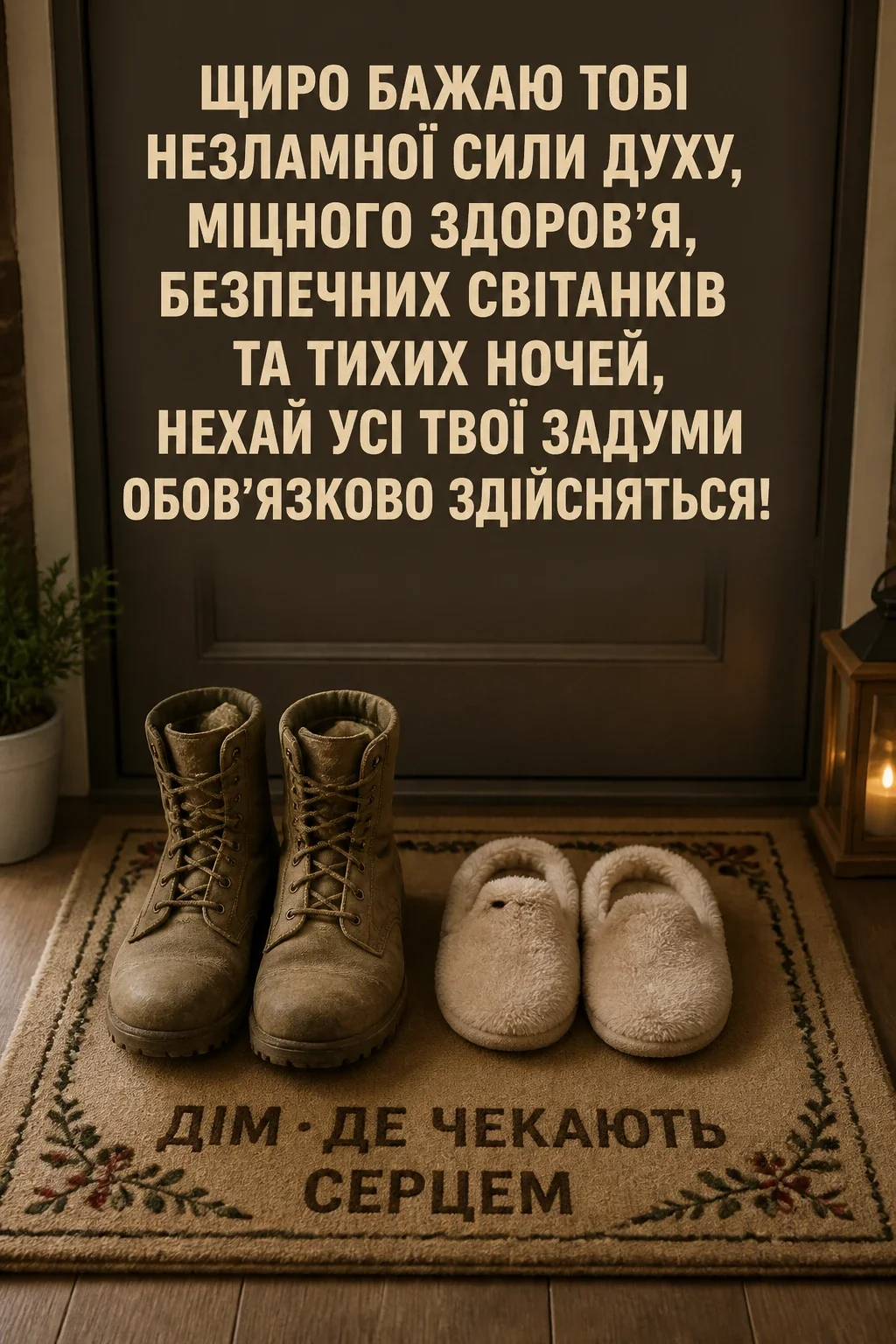 привітання з днем народження військового своїми словами