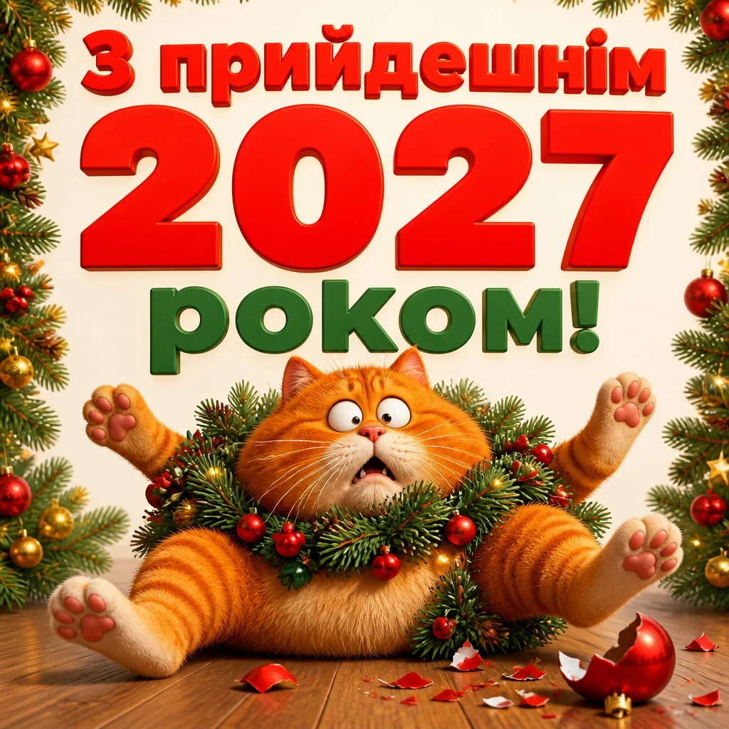 привітання з прийдешнім новим роком 2025