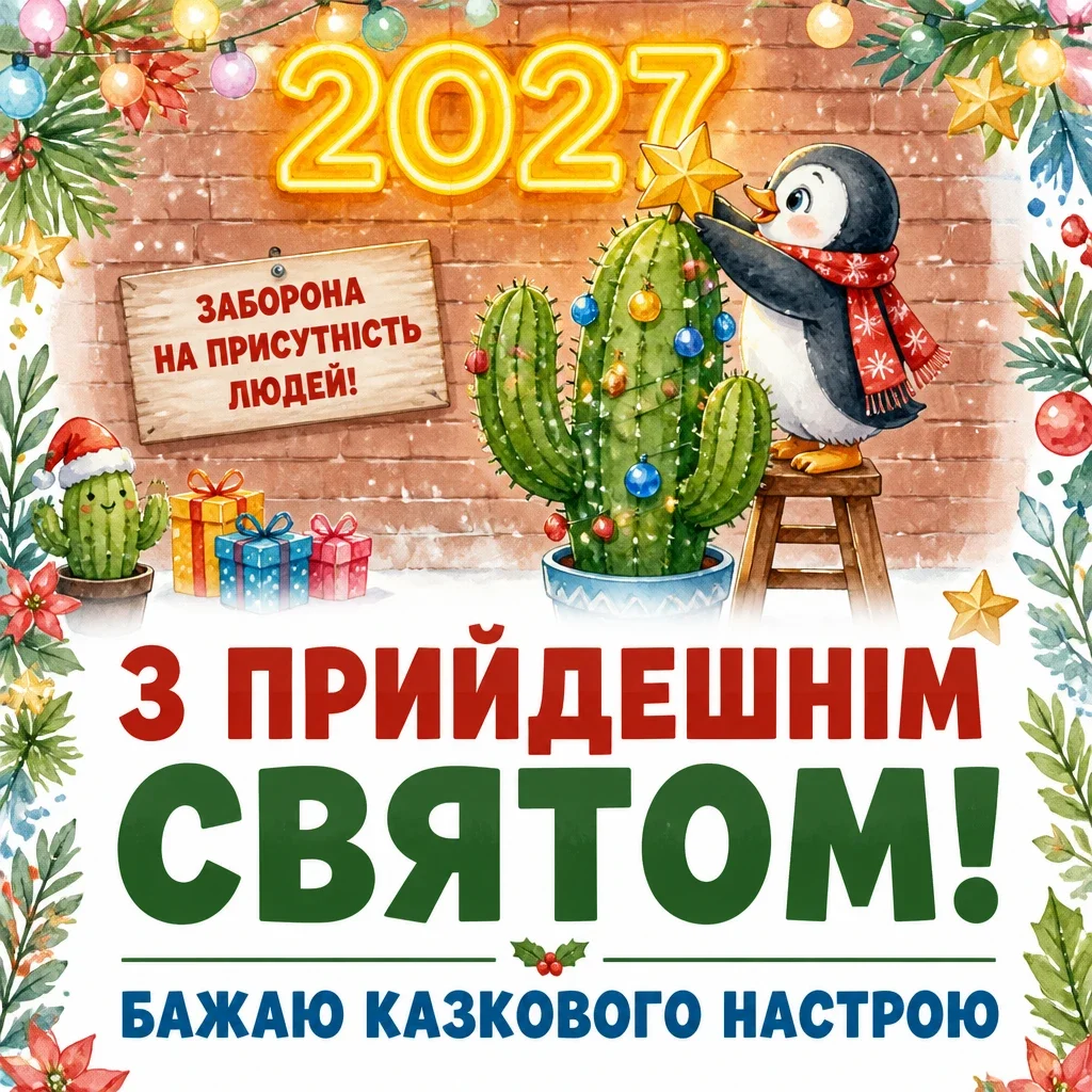 привітання з прийдешнім новим роком 2025