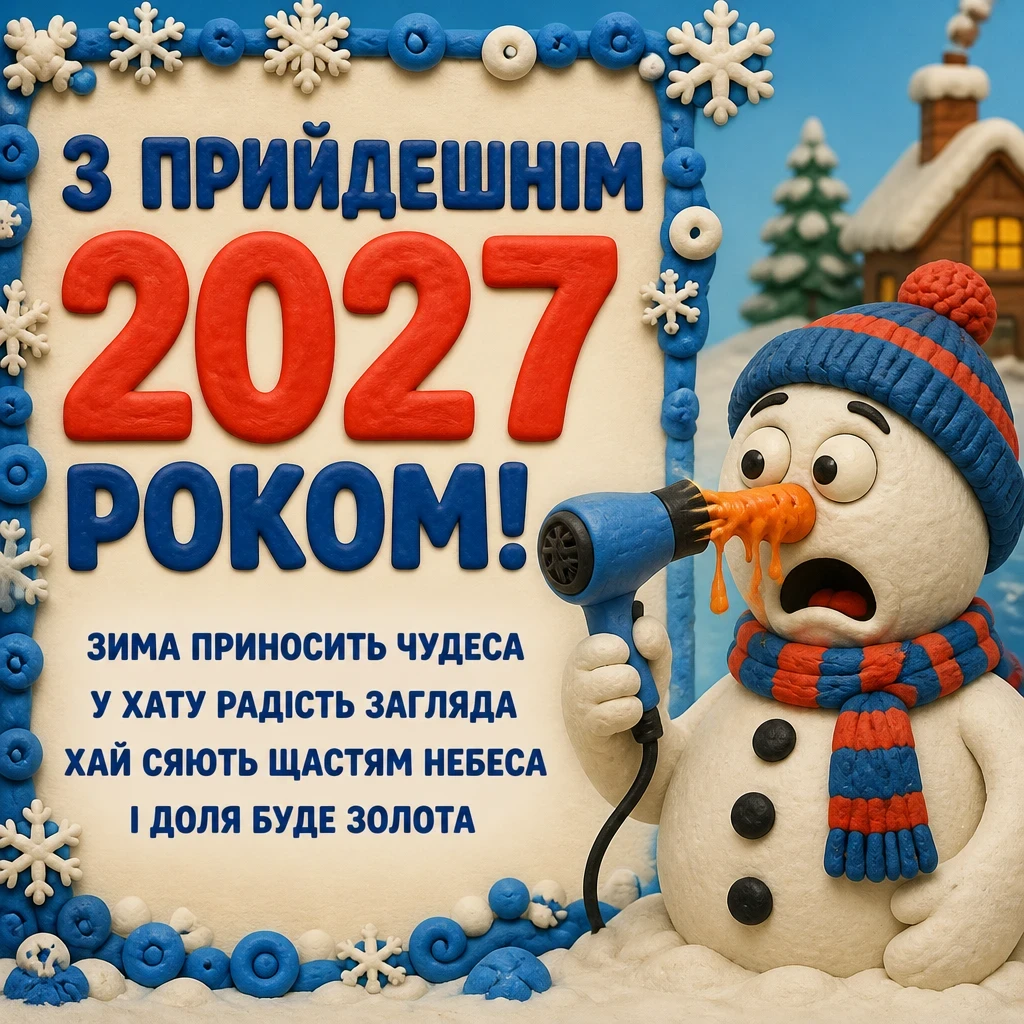 привітання з прийдешнім новим роком 2025