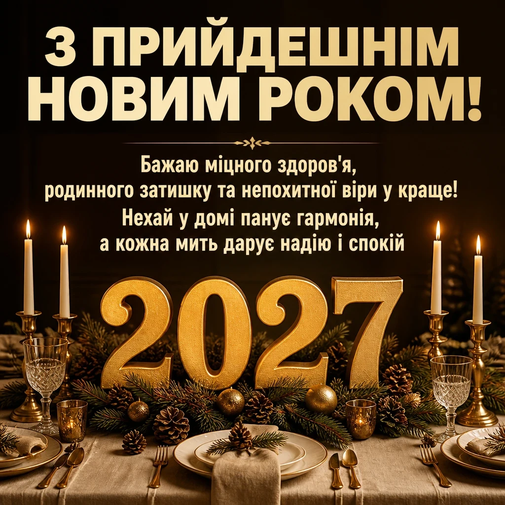 привітання з прийдешнім новим роком 2025