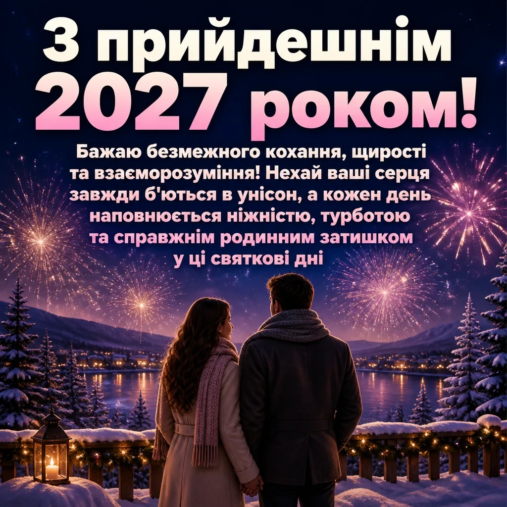привітання з прийдешнім новим роком 2025