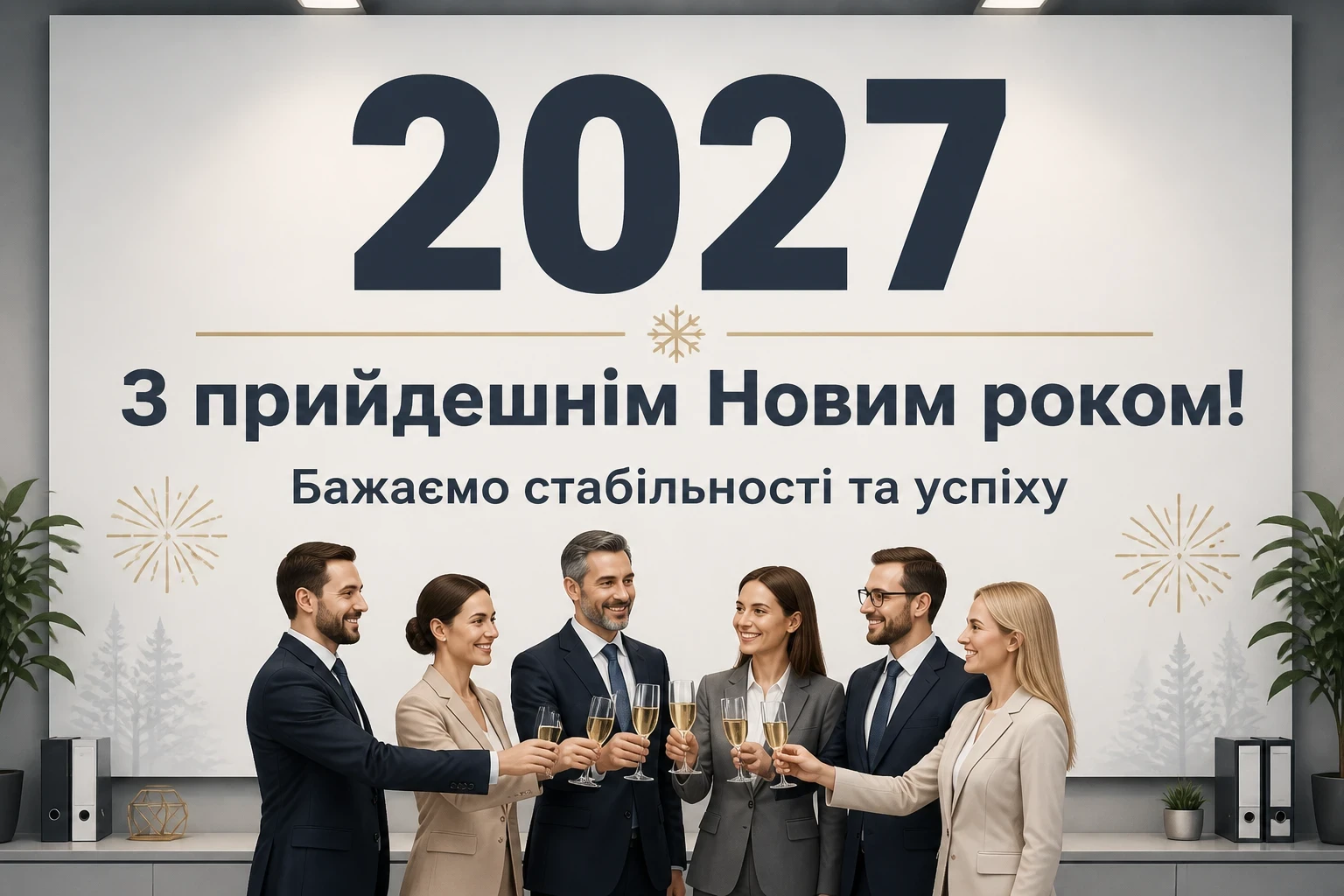 привітання з прийдешнім новим роком 2025