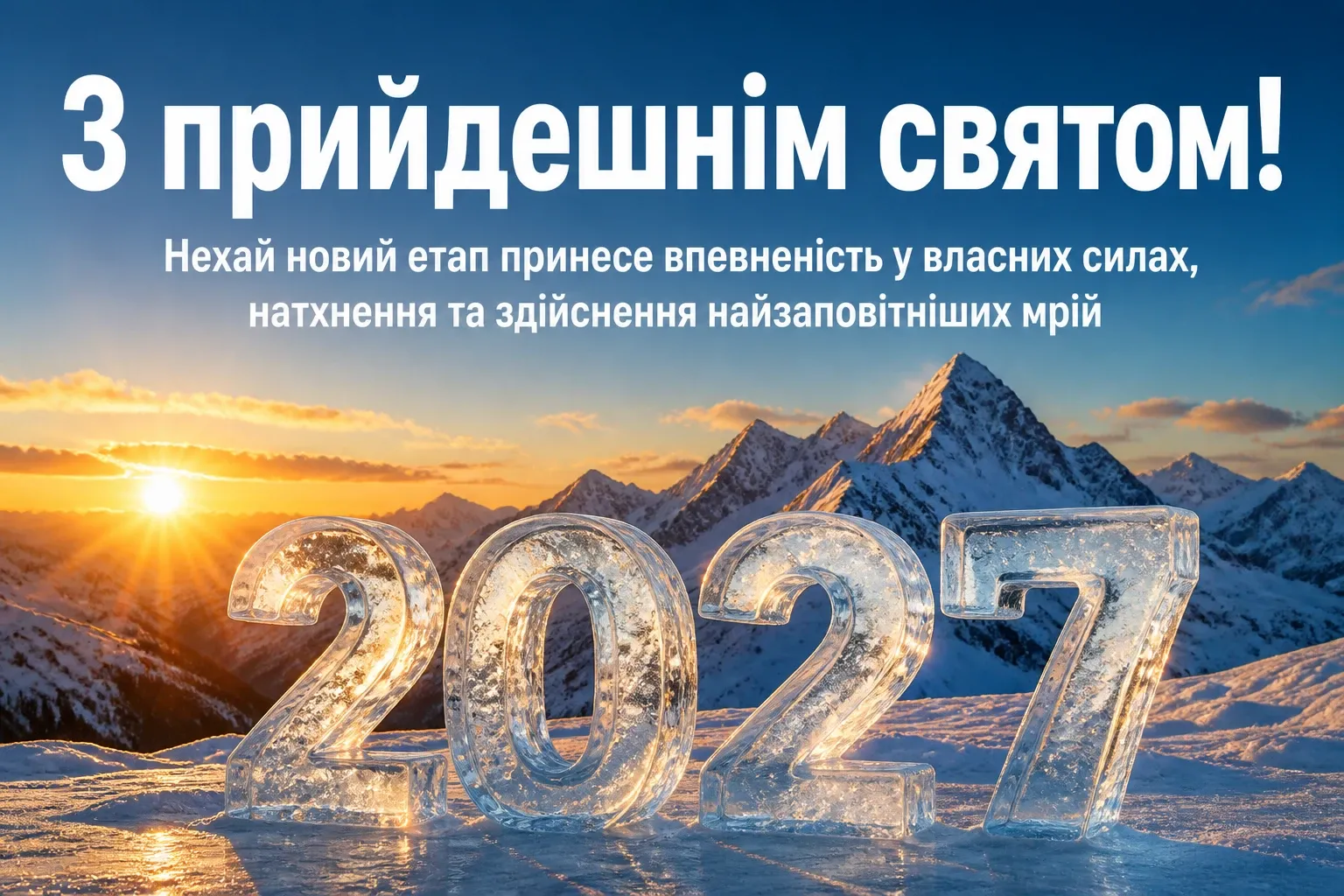 привітання з прийдешнім новим роком 2025