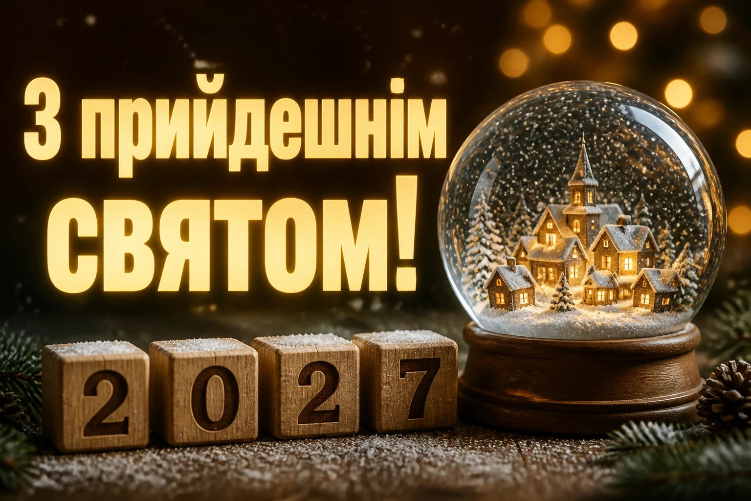 привітання з прийдешнім новим роком 2025