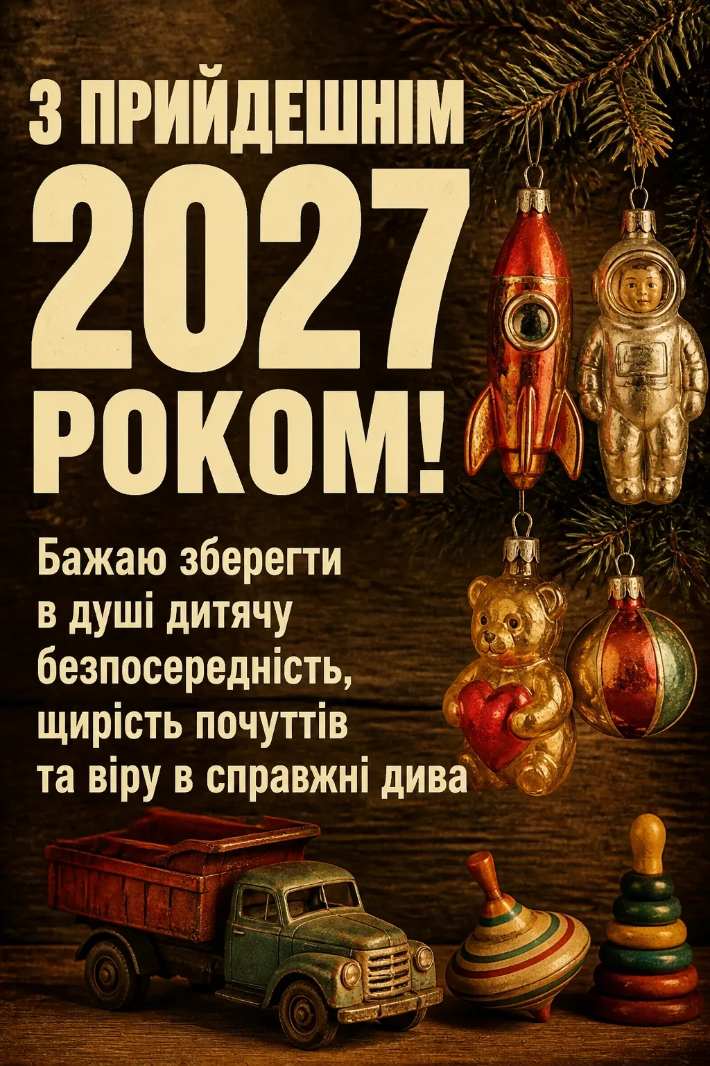 привітання з прийдешнім новим роком 2025