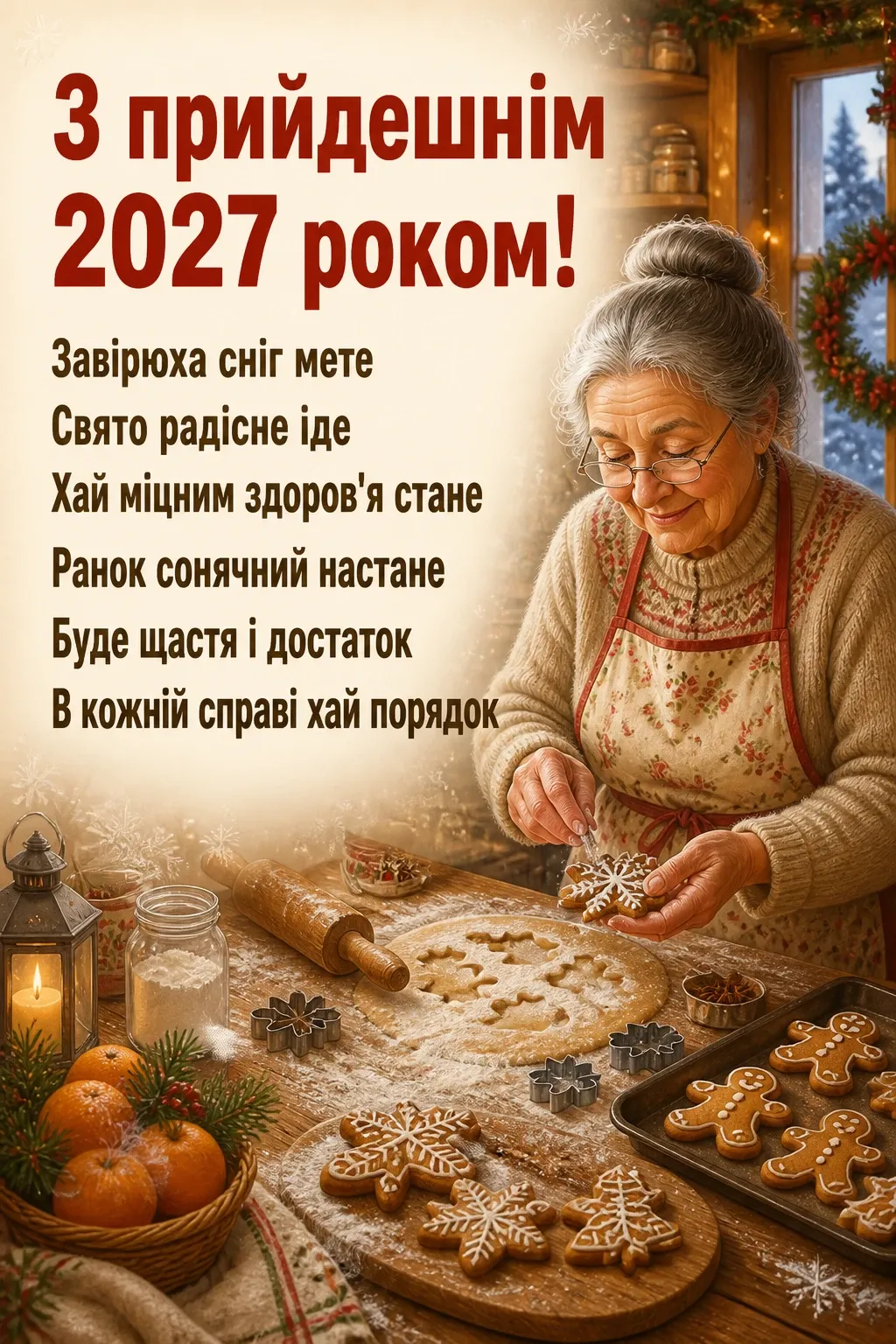 привітання з прийдешнім новим роком 2025