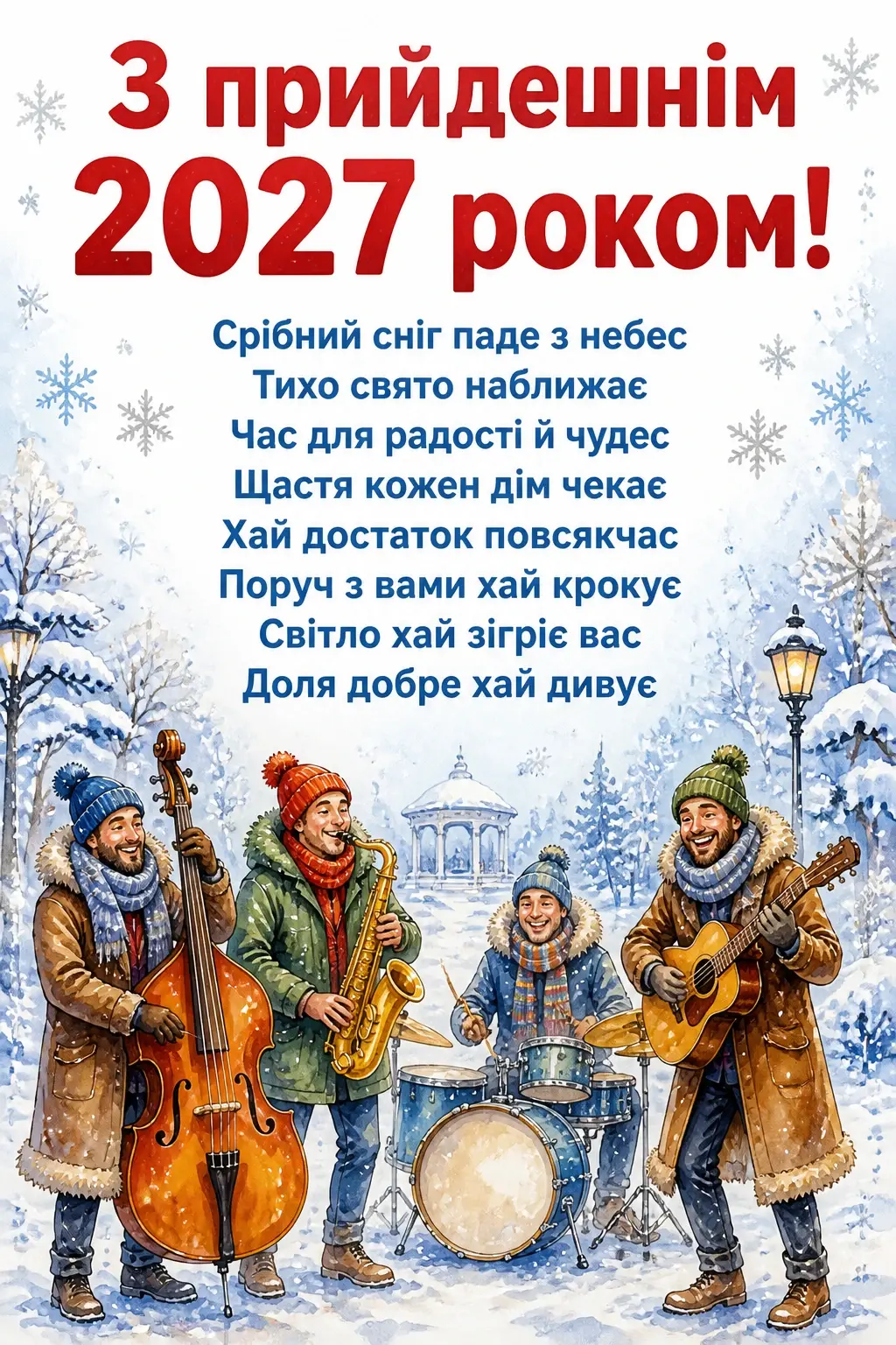 привітання з прийдешнім новим роком 2025