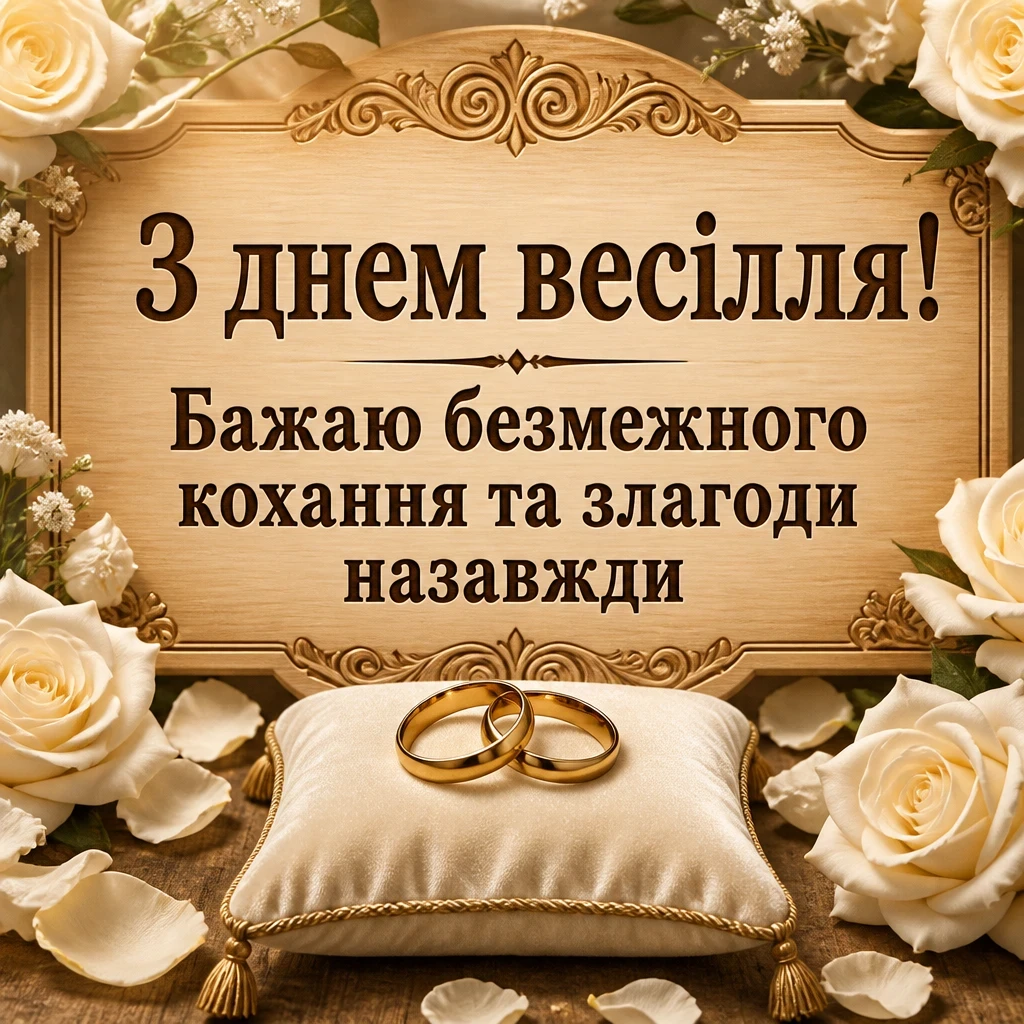 гарне привітання на весілля від мами своїми словами