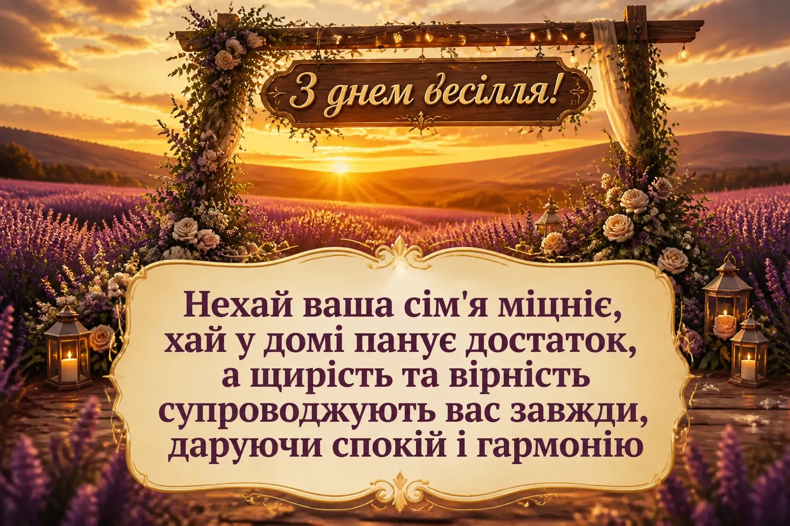 гарне привітання на весілля від мами своїми словами