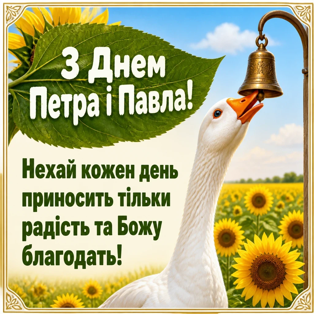 привітання з петром і павлом