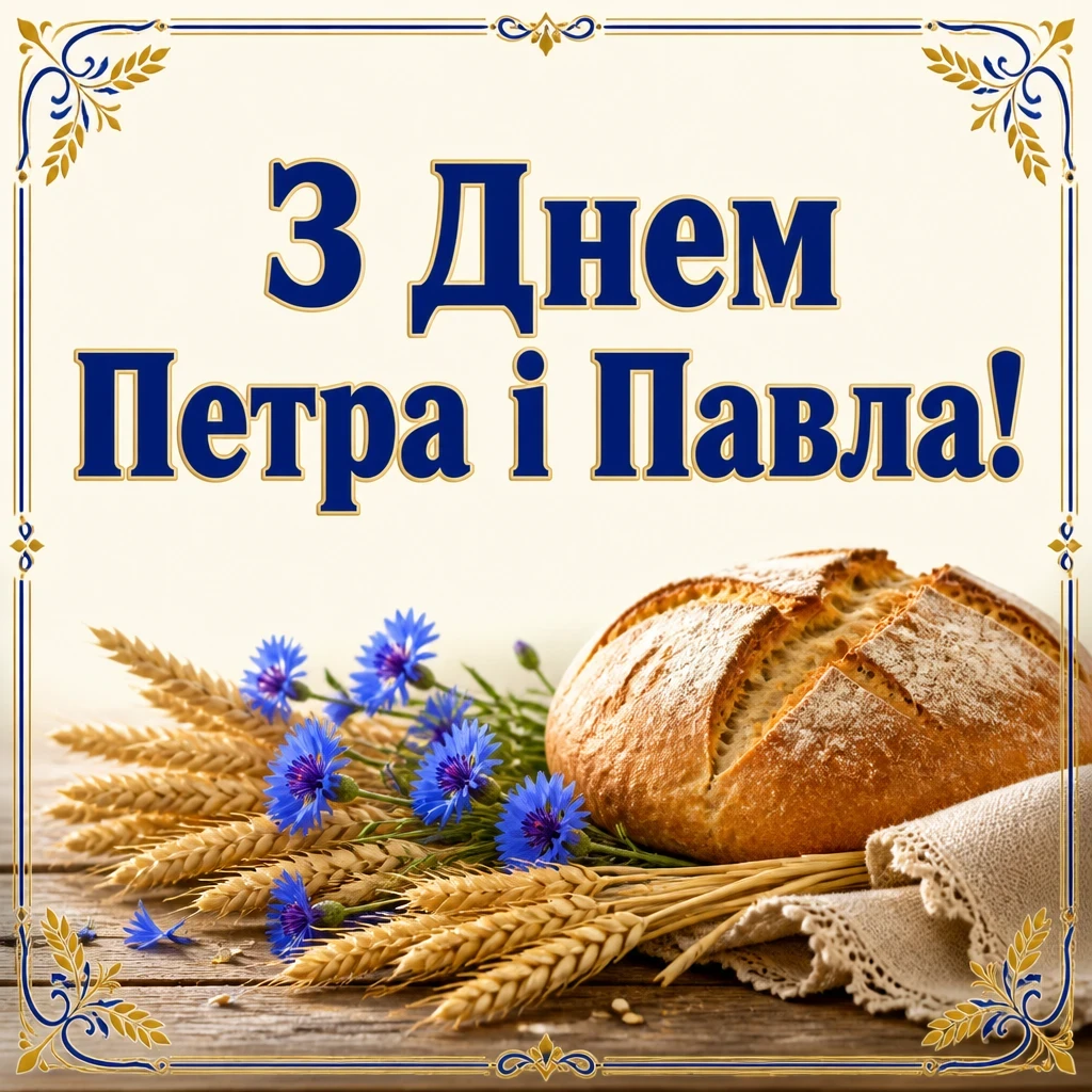 привітання з петром і павлом