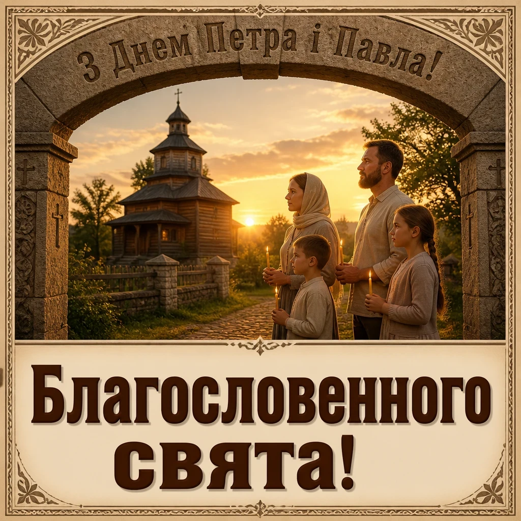 привітання з петром і павлом