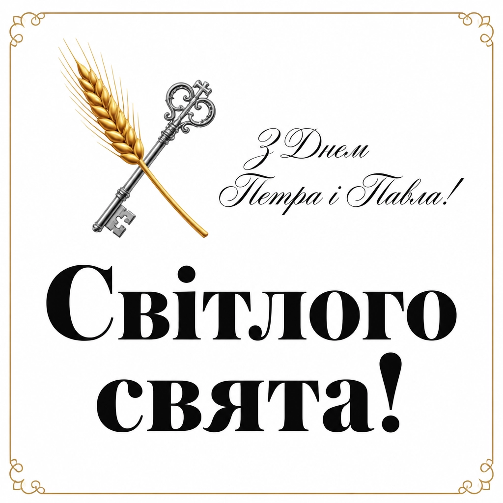 привітання з петром і павлом