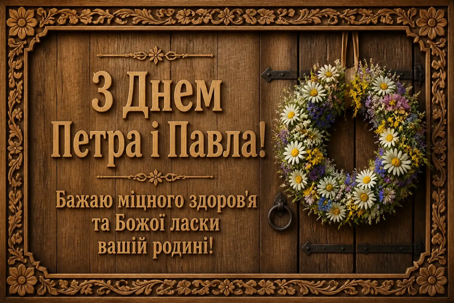 привітання з петром і павлом