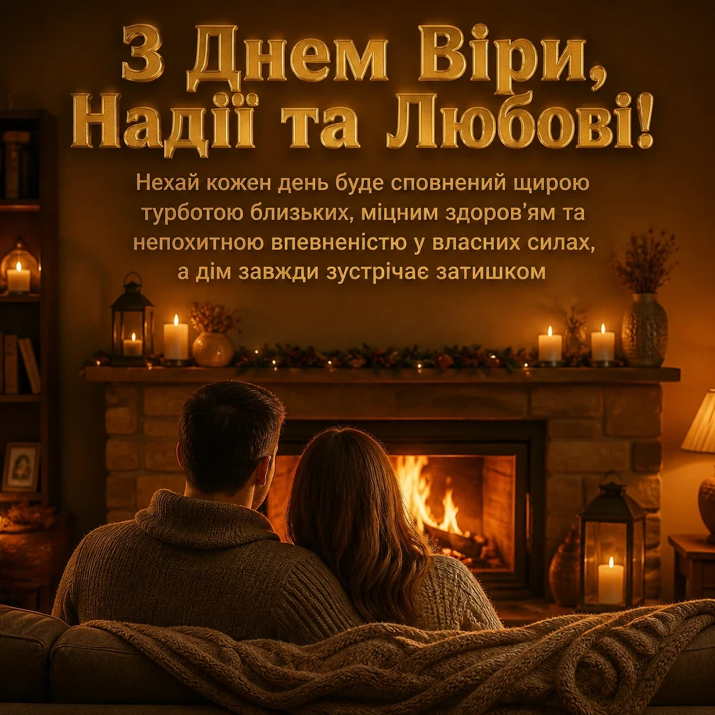 привітання з днем ангела віри надії любові