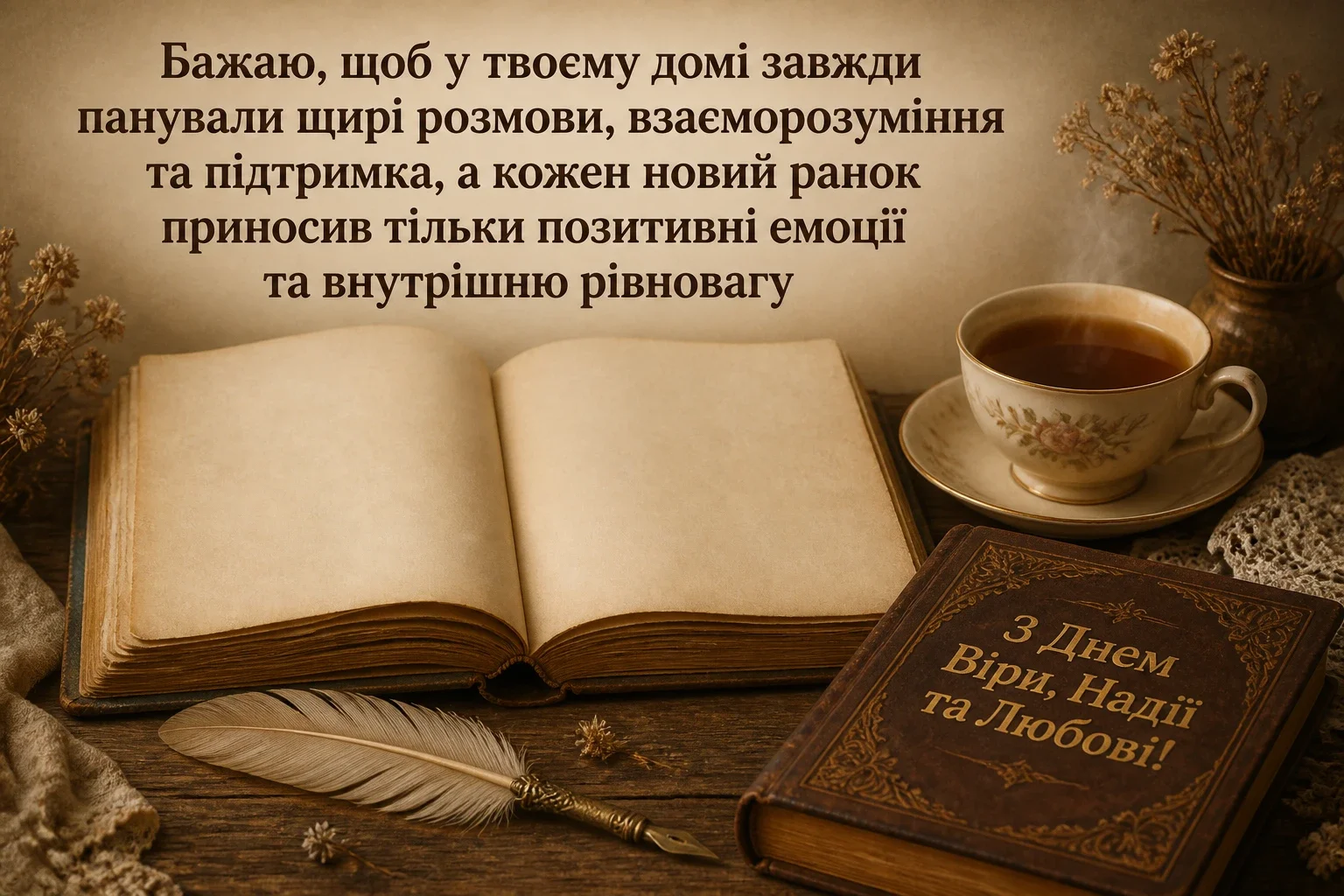 привітання з днем ангела віри надії любові