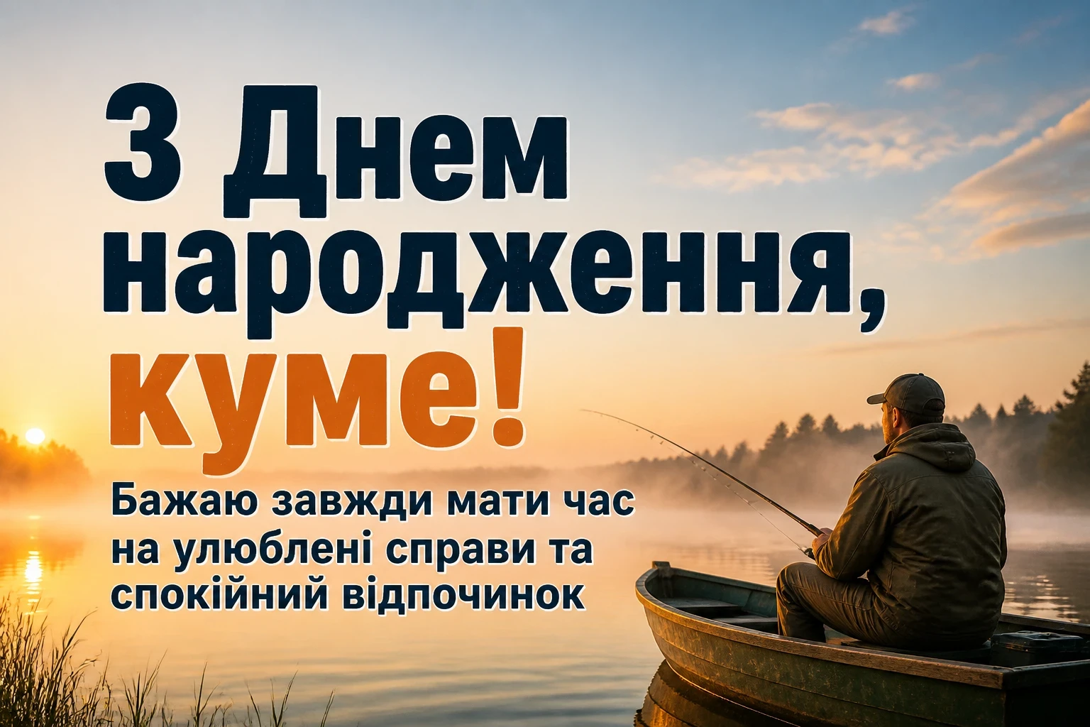 сучасне привітання кум з днем народження кумець