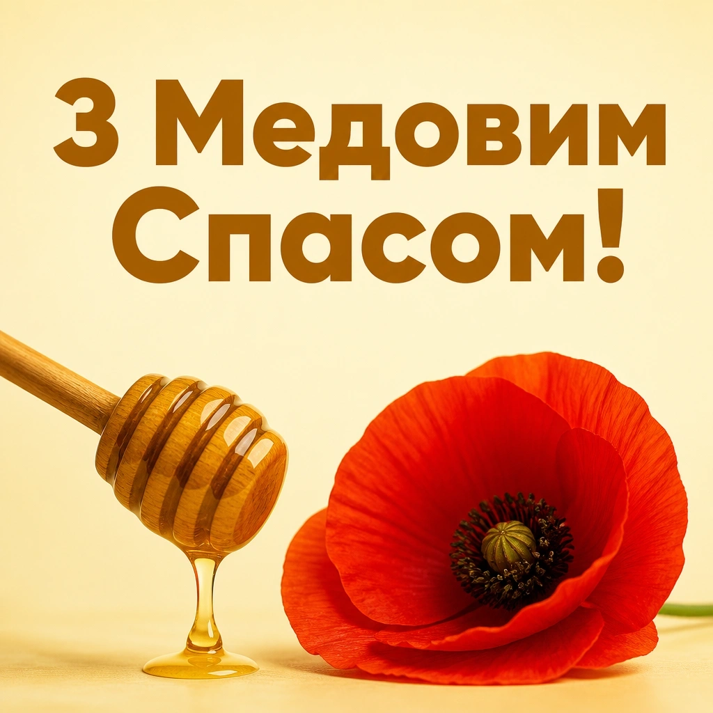 привітання з медовим спасом на українській мові