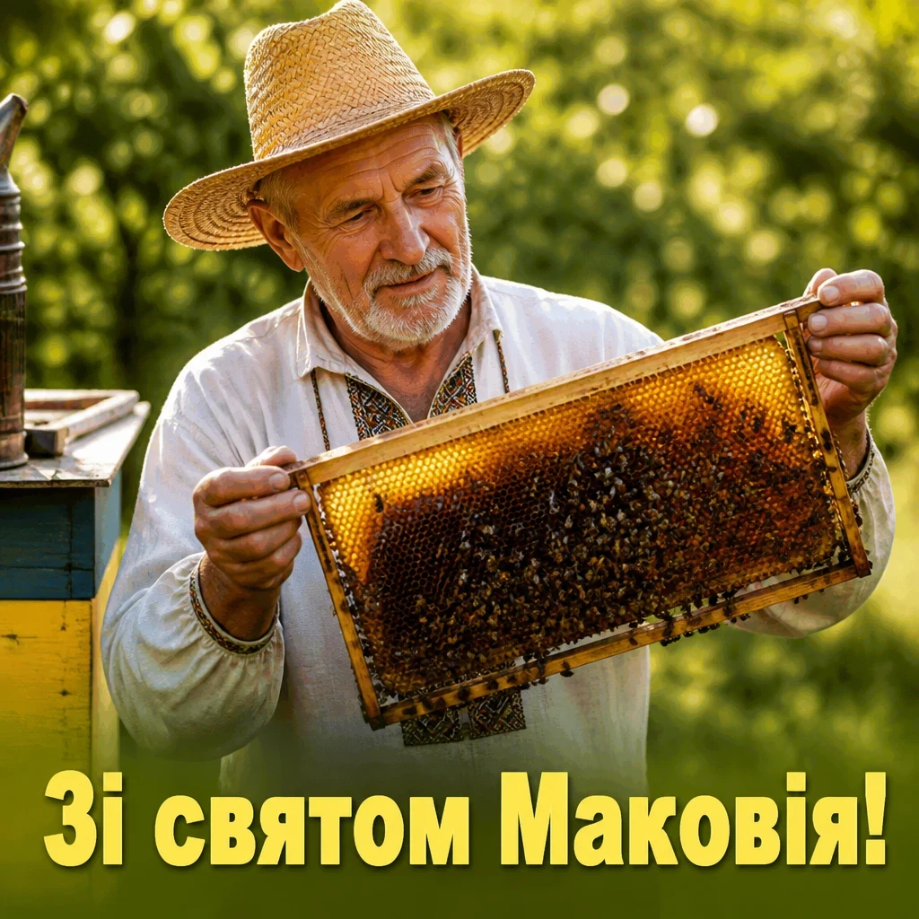 привітання з медовим спасом на українській мові