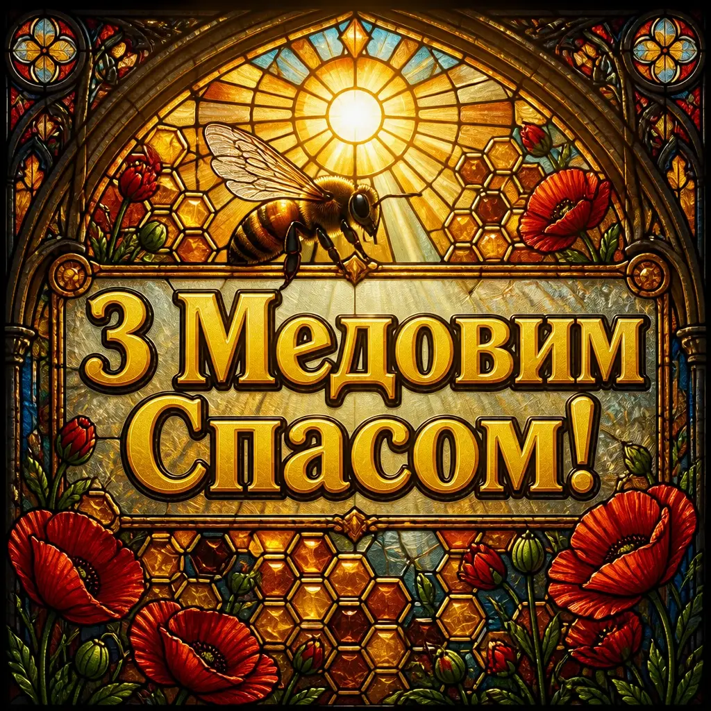 привітання з медовим спасом на українській мові