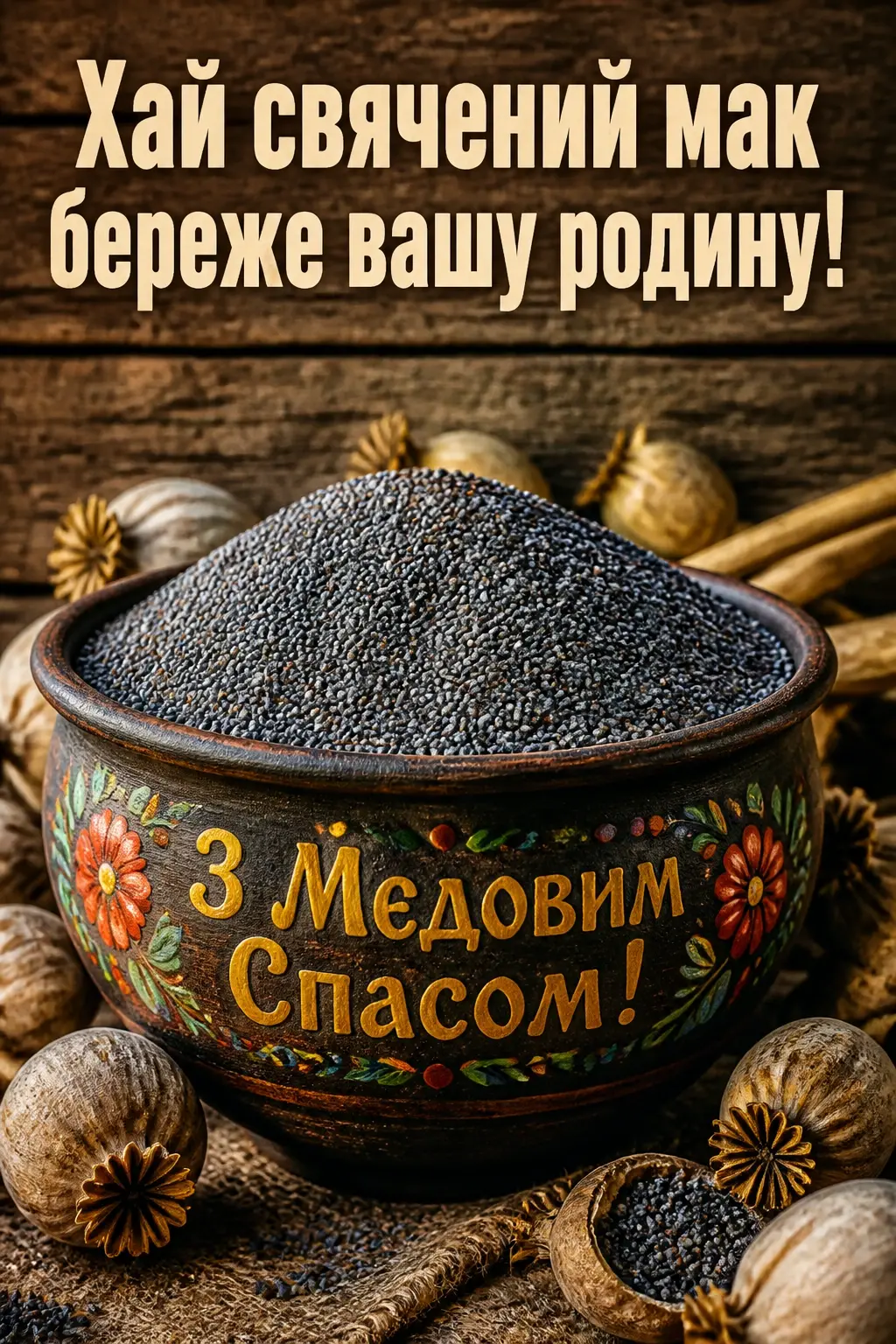 привітання з медовим спасом на українській мові