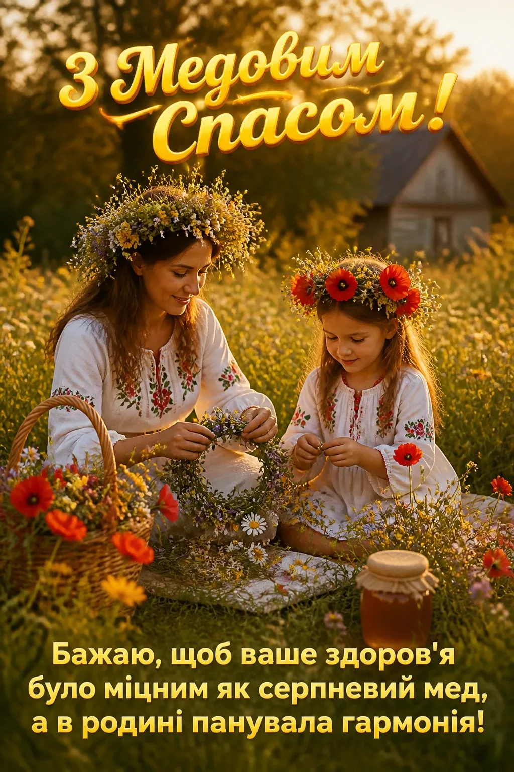 привітання з медовим спасом на українській мові