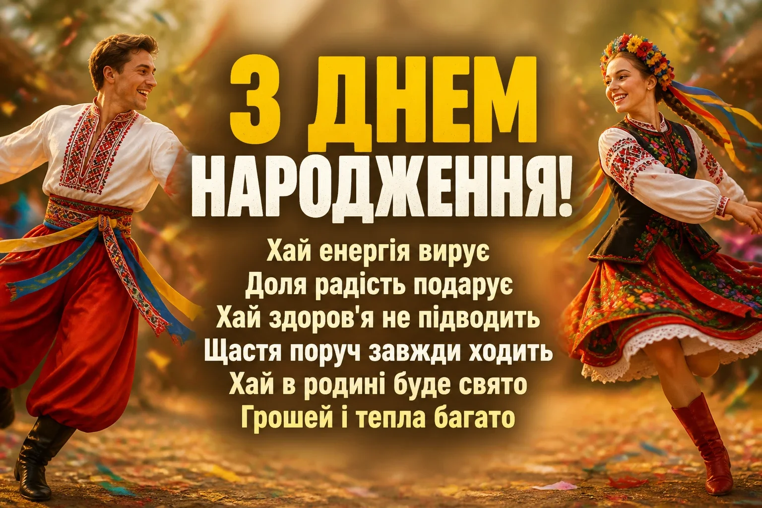 привітання з днем народження по польськи