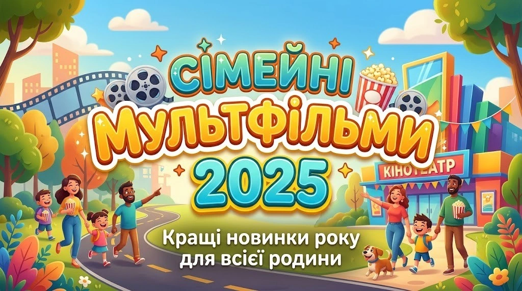 Топ сімейних мультфільмів 2025 для перегляду
